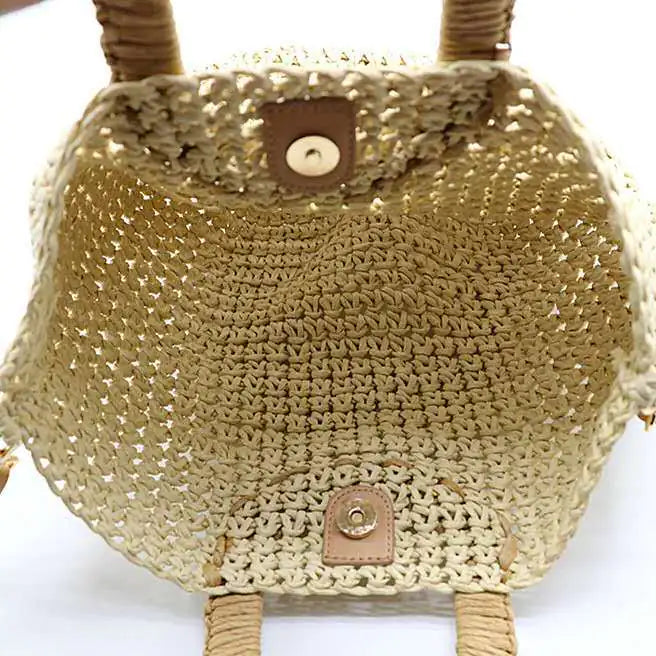 Straw bag, handheld or shoulder