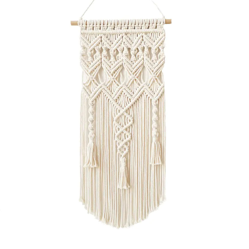 Bohemian woven tassel tapestry