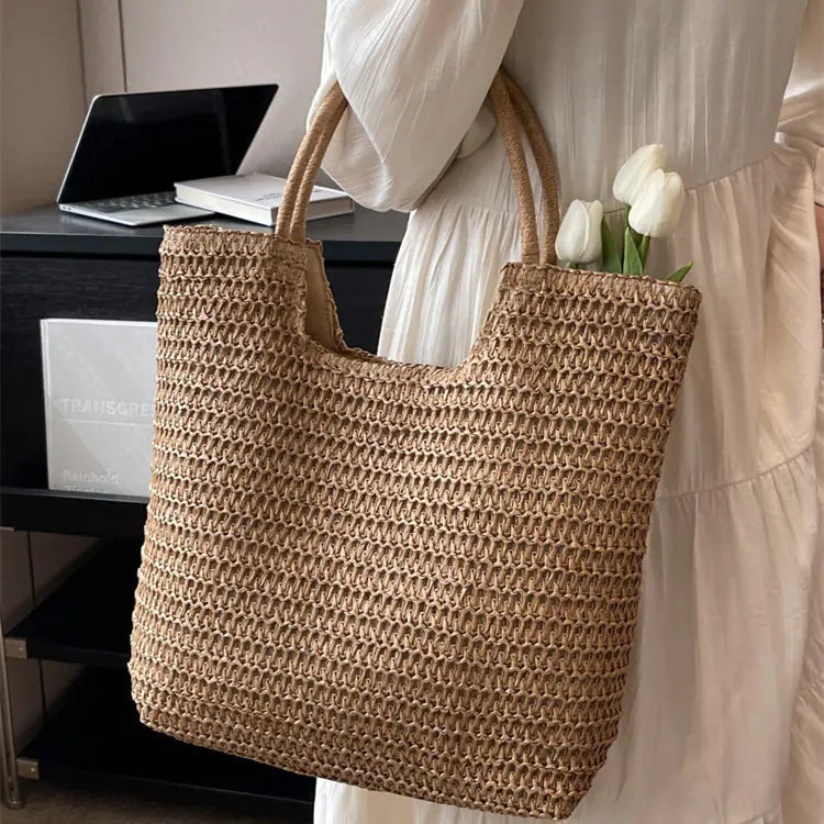 Large straw bag