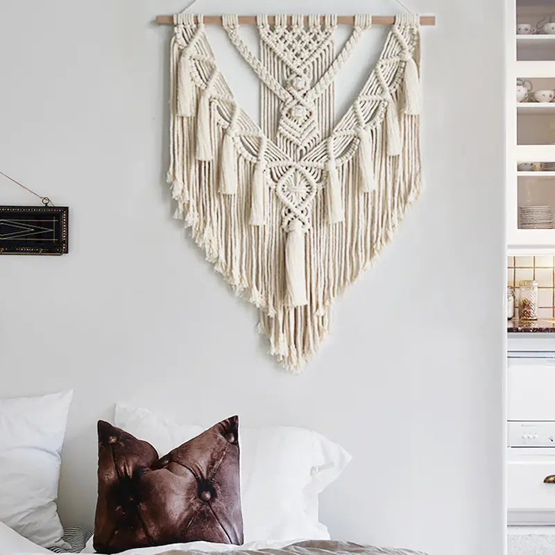 Nordic handmade woven tapestry