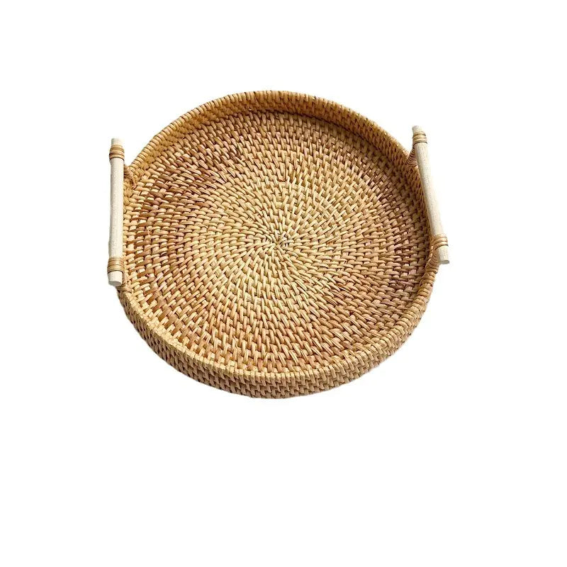 Woven storage basket
