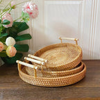 Woven storage basket